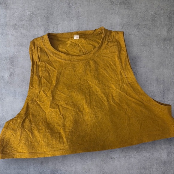 Lululemon Mustard Sleeveless Women's Top - Picture 3 of 5